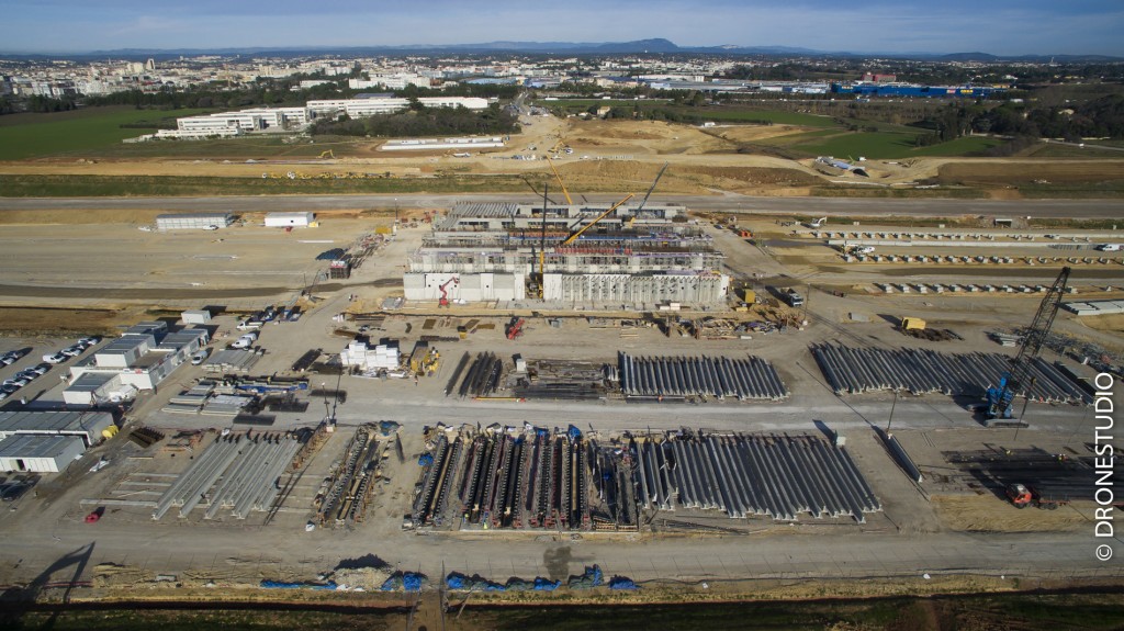 Photo aérienne de la Gare de
